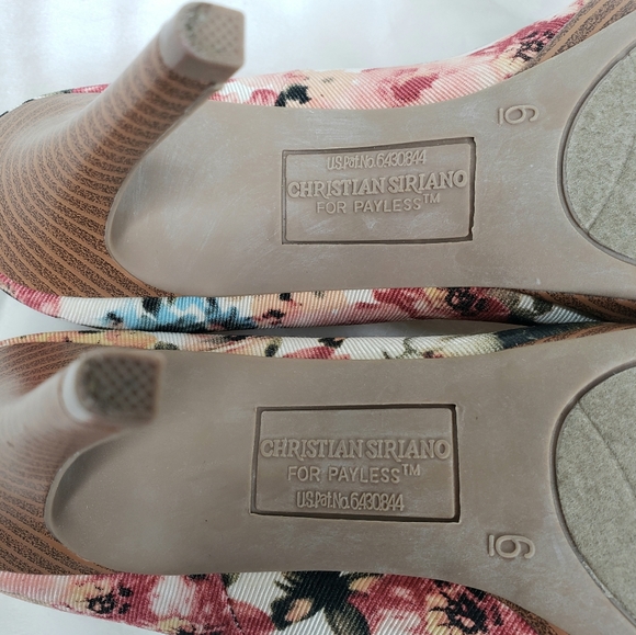 Christian Siriano Payless 6 Floral Fabric Heels - Picture 9 of 15